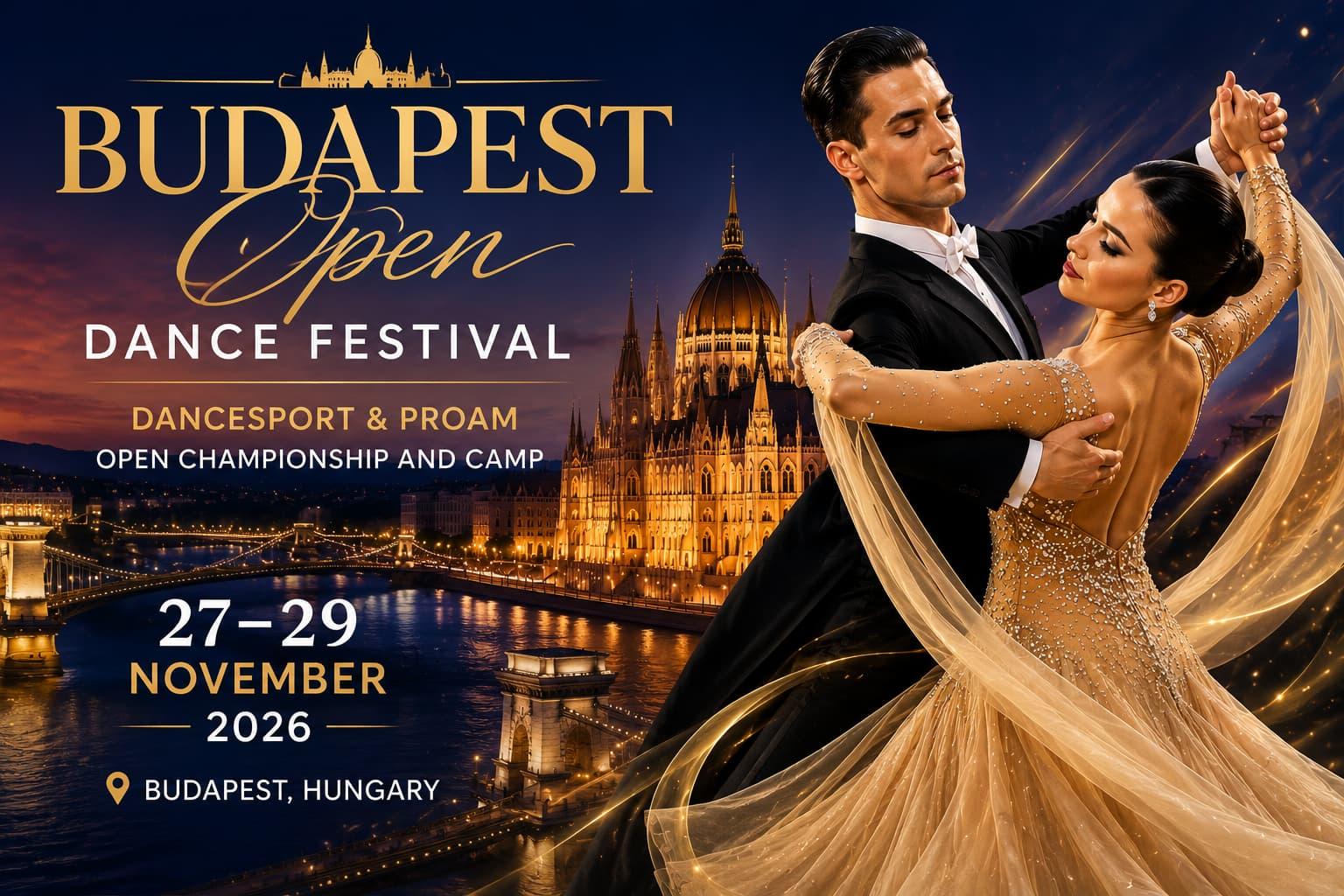 Budapest Open Dance Festival - Dancesport & ProAm Open Championship and Camp