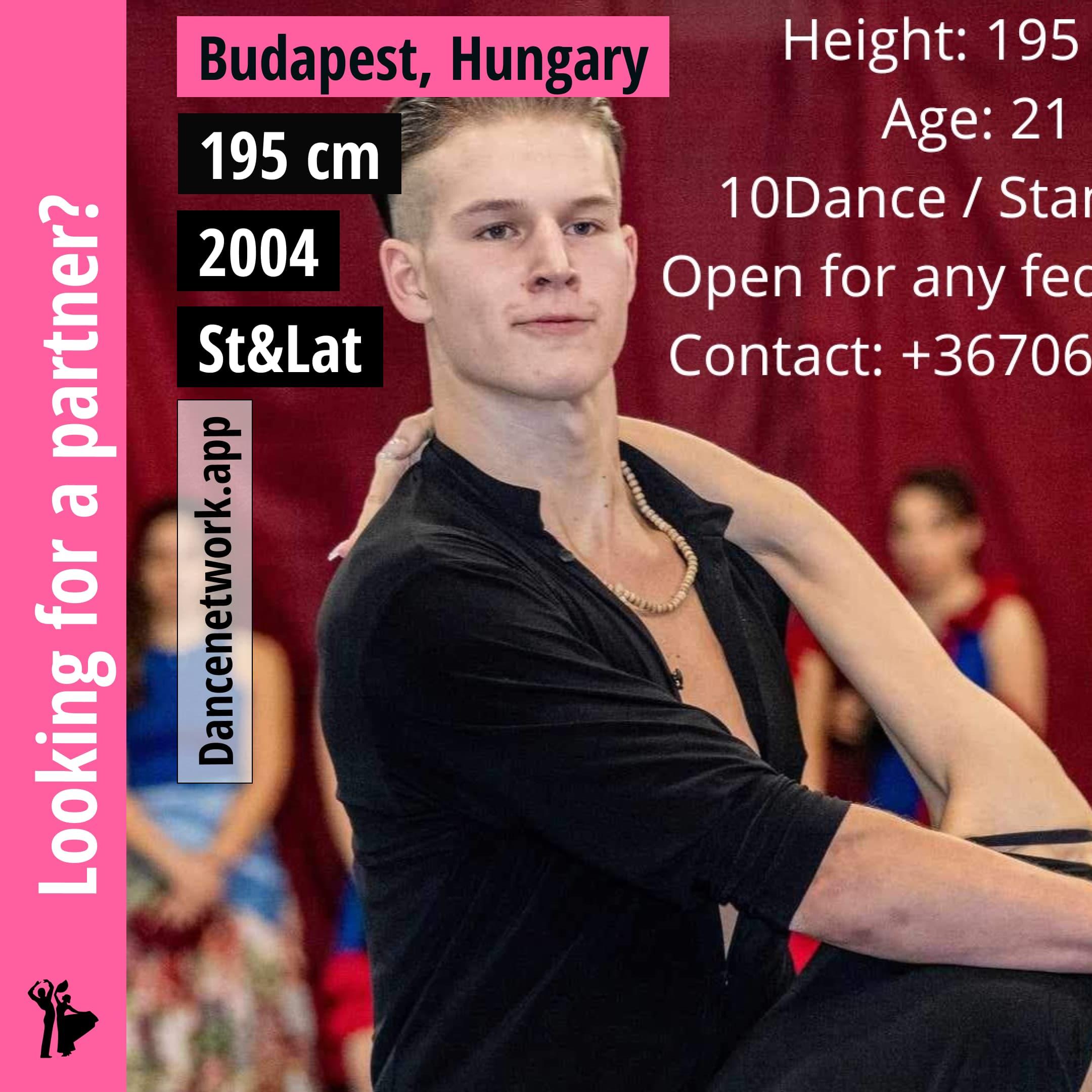 Domonkos Kiss – looking for a dance partner